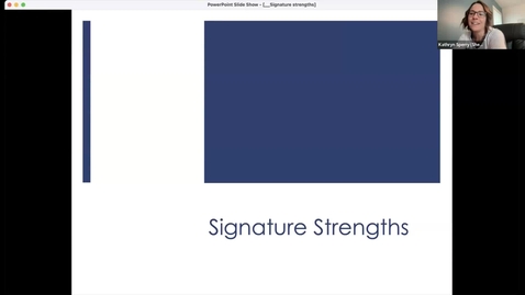 Thumbnail for entry Clifton strengthsfinder (strengths lecture #1)