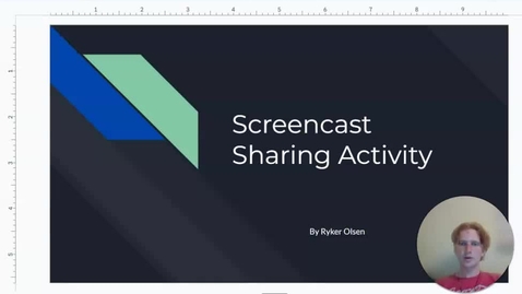 Thumbnail for entry Screencast Sharing