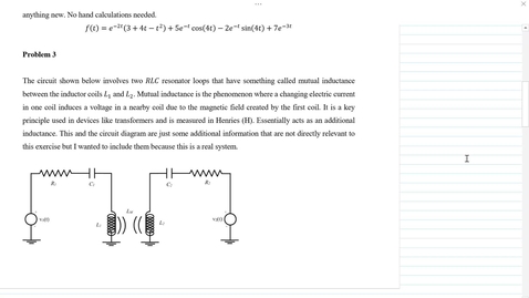 Thumbnail for ME 3060 - Team Assignment 2 - Problem 3 Solution