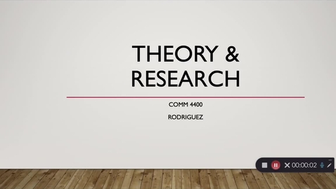 Thumbnail for Campaigns - ONLINE - Theory &amp; Research