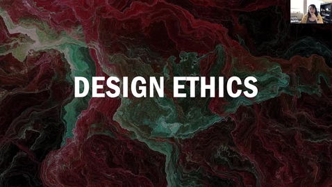 Thumbnail for entry WEB 3500 - July 27 Design Ethics