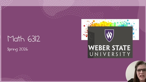 Thumbnail for Edu 6312 Spring 2026 Intro Video