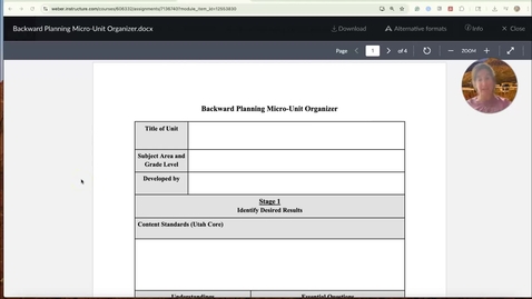 Thumbnail for BP Graphic Organizer Overview Directions