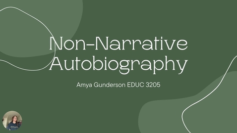 Thumbnail for Non-Narrative Autobiography
