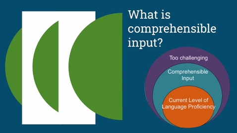 Thumbnail for Comprehensible Input HP