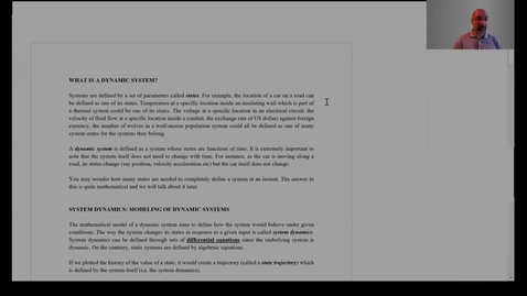 Thumbnail for 01 - Introduction to Dynamic Systems and Modeling (CC)