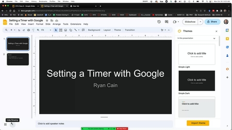 Thumbnail for entry Set Timer in Google