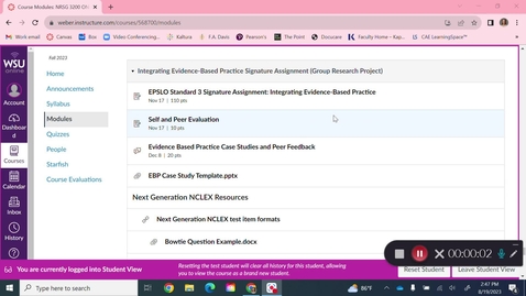 Thumbnail for entry EBP group assignment orientation video Fall 2023