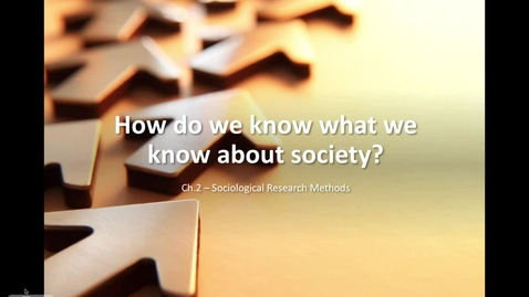 Thumbnail for The sociological research process