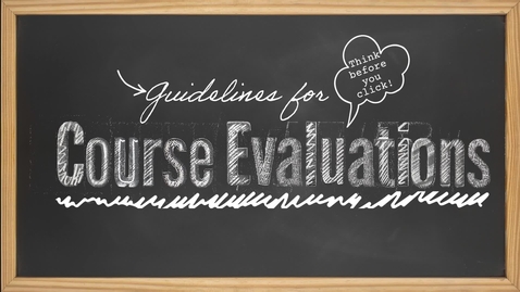 Thumbnail for Course Evaluation Guidelines for Students
