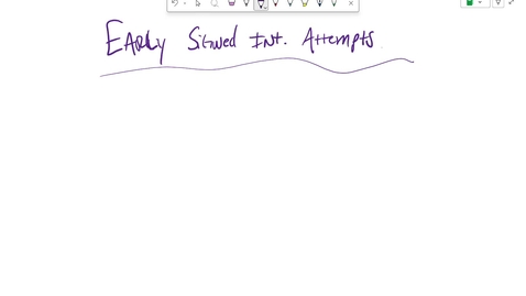 Thumbnail for CS 2810 ONL Week 2: Early Signed Integer Attempts