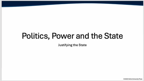 Thumbnail for POLS 1010: Justifying the State