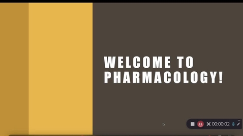 Thumbnail for Welcome to Pharmacology (Fall 2025)