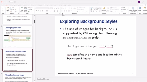 Thumbnail for Video 2 - Exploring Background Styles