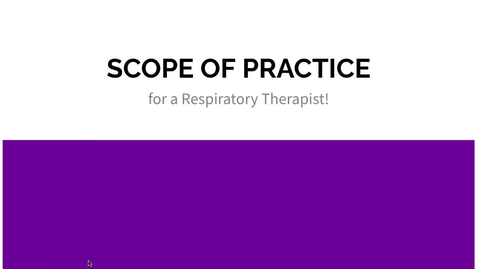 Thumbnail for Scope of Practice  - Quiz