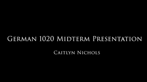 Thumbnail for Midterm Presentation
