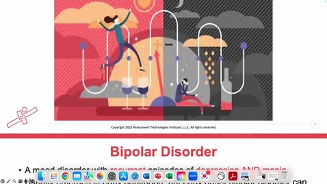 Thumbnail for Unit 3 Recorded Lecture Part 3 Bipolar Disorder
