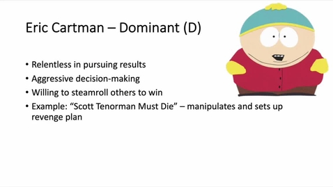 Thumbnail for South Park DISC Personalities 2025, 7:14:11 pm