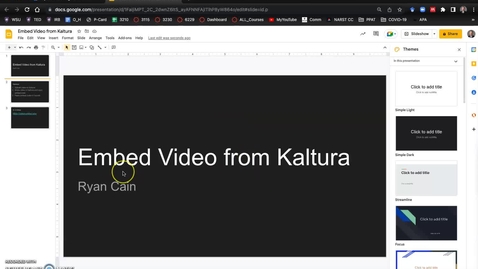 Thumbnail for Kaltura1