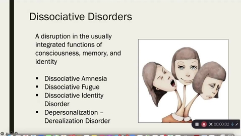 Thumbnail for entry Unit 4 Social Functioning Part B RECORDED LECTURE PART 2- Edited