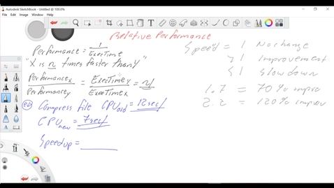 Thumbnail for 20: Relative Performance Example