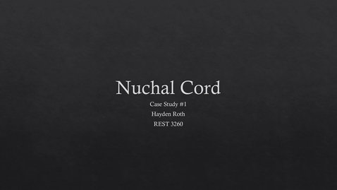 Thumbnail for entry Nuchal Cord