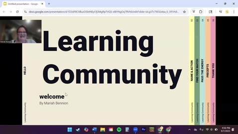 Thumbnail for Learning Community Assignment