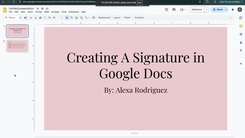 Thumbnail for Demonstration 