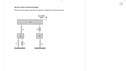 Thumbnail for 5 - Translational System Example 2 (CC)