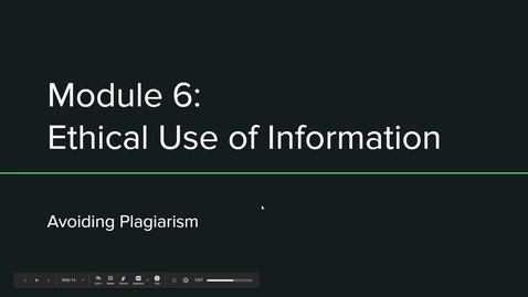 Thumbnail for Using_Information_Ethically_-_Avoiding_Plagiarism_(HD_1080_-_WEB_(H264_4000))