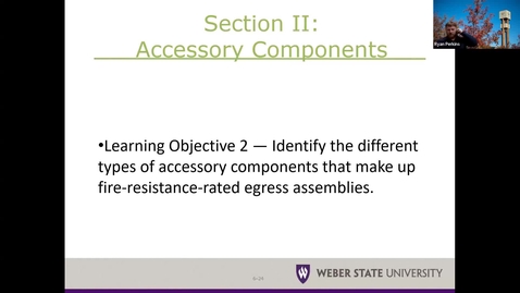 Thumbnail for Module 4.b  Means of Egress (2) SAFE 3650 VTL Spring 2025 35661 - Quiz