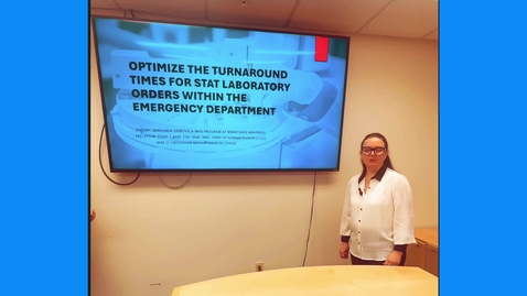 Thumbnail for Capstone Presentation MHA 6500  by Ermelinda Ostrovica  Graduation April 2025