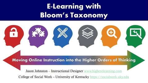 Thumbnail for E-Learning with Bloom's Revised Taxonomy