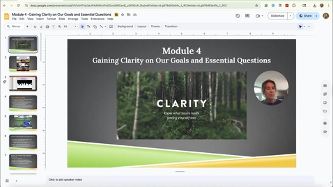 Thumbnail for Getting Clarity On Our Goals