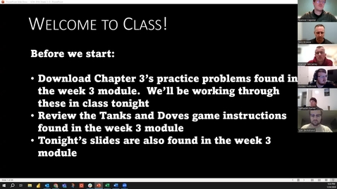 Thumbnail for SCM 3050 Spring '24 class recording