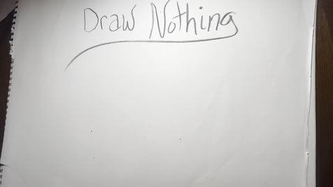 Thumbnail for entry Warm Up Exercise #7: Draw Nothing