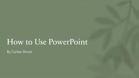Thumbnail for Sharing Screencast example