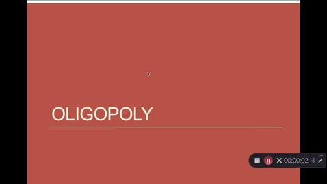 Thumbnail for entry Oligopoly: Weber 2022