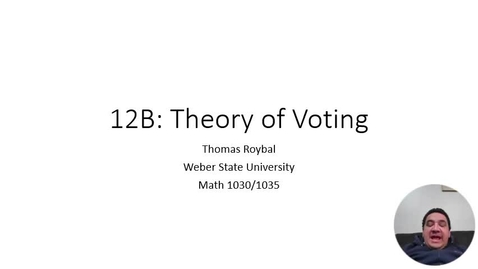 Thumbnail for 12B-Theory of Voting ONL