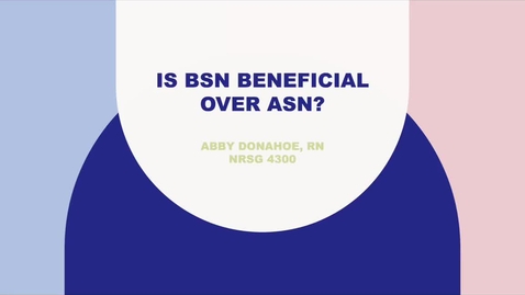 Thumbnail for Is the BSN beneficial over the ASN?