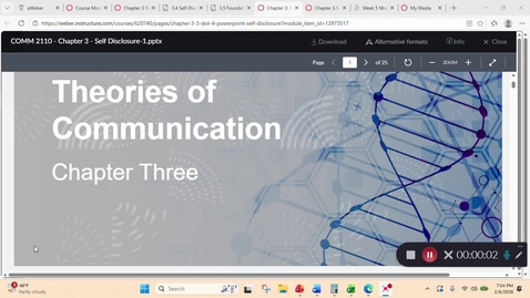 Thumbnail for Lecture Video Chapter 3 - 3.4 &amp; 3.5