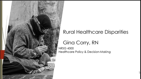 Thumbnail for Rural healthcare Disparities- November 8th 2025, 4:22:43 pm