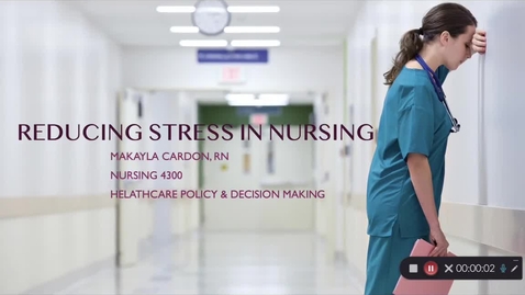 Thumbnail for Stress in Professional Nursing - March 19th 2025, 1:46:02 pm