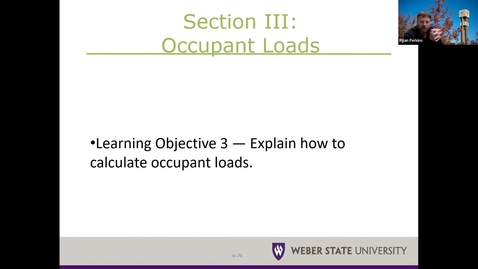 Thumbnail for Module 4.b  Means of Egress (3/4) SAFE 3650 VTL Spring 2025 35661 - Quiz