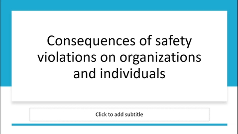 Thumbnail for SAFE 3610 - Module 10 Lecture