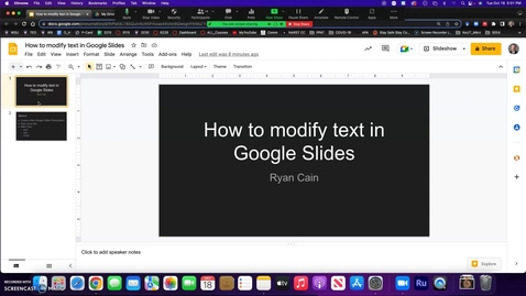 Thumbnail for Modify Text