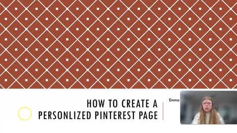 Thumbnail for entry How to create a personalized pinterest page