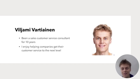 Thumbnail for Viljami Vartiainen Customer Service Project on a Business
