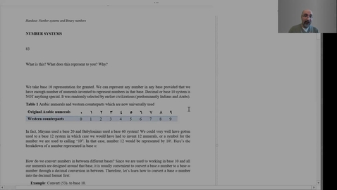 Thumbnail for 01  - Number Systems and Binary Numbers (CC)