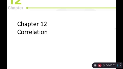 Thumbnail for PSY 3600 - Ch. 12 Correlations